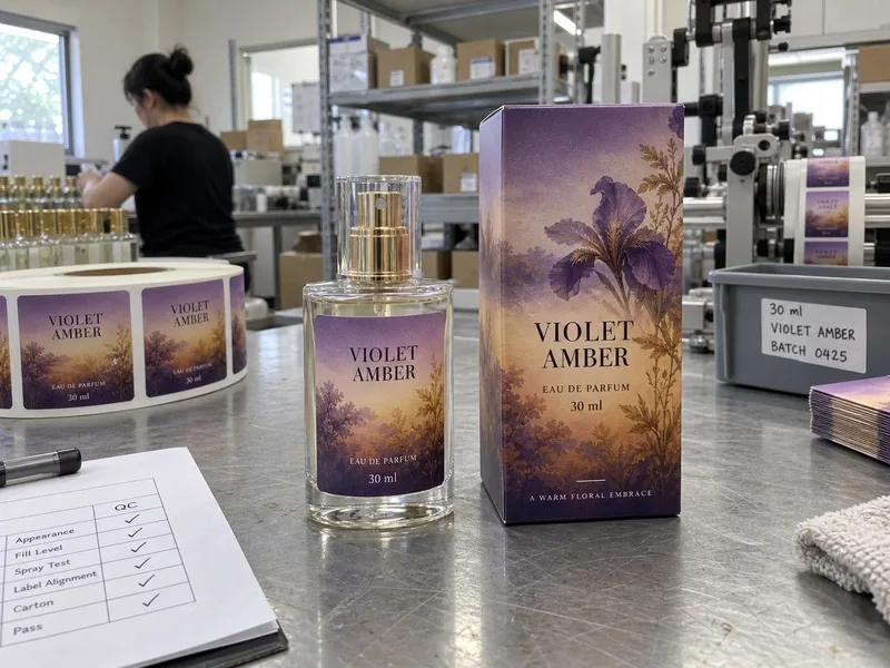 Front label sized 180 by 65 mm on 30 ml spray bottle