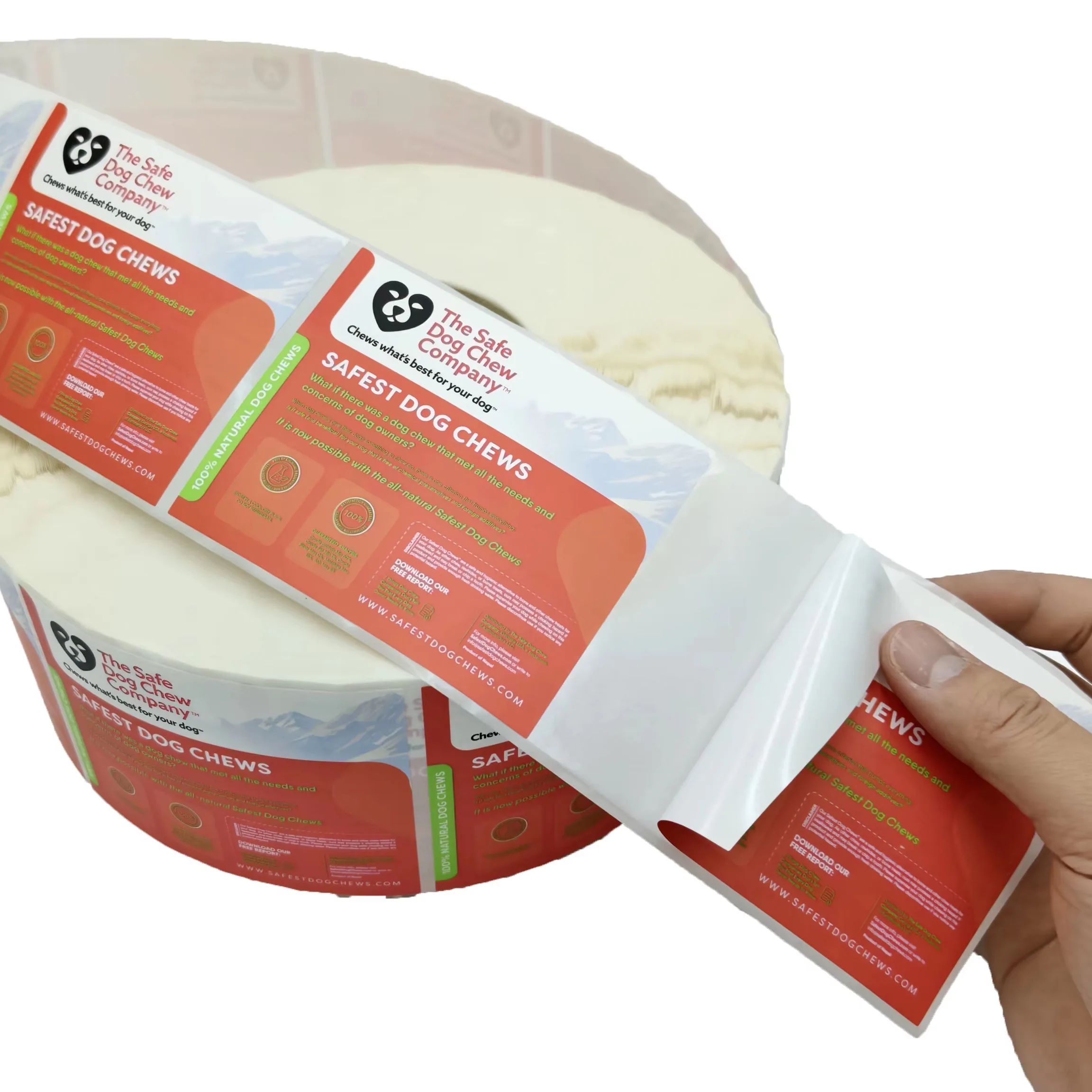 Pet Food Container Label Sheet