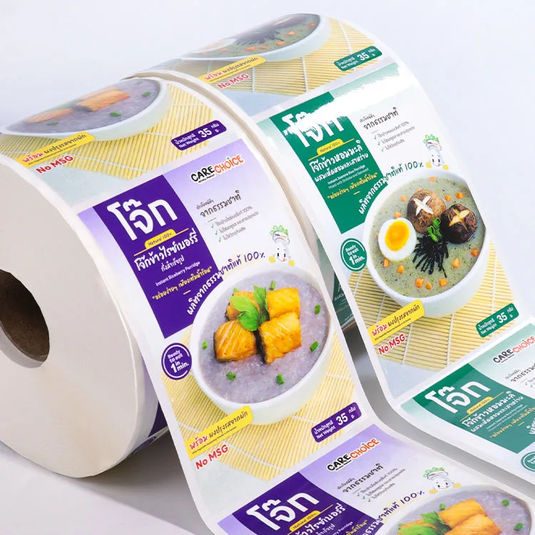 Thai Food Container Label Roll