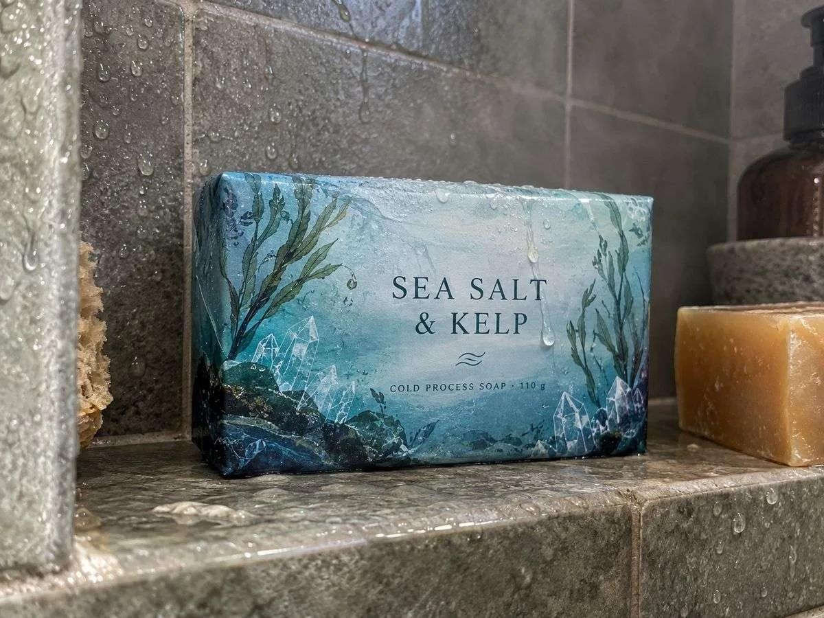 Waterproof film soap labels shower bar