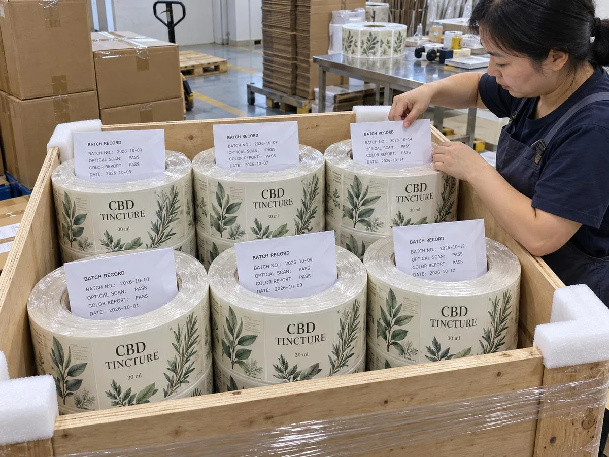Batch record label rolls documentation