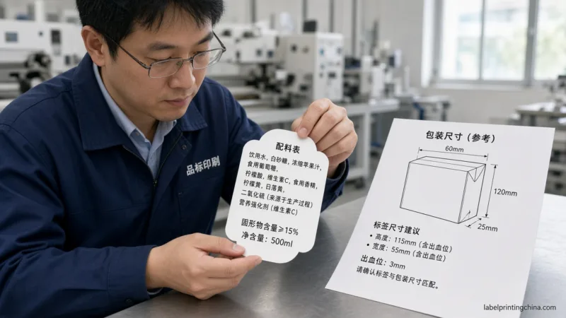 Ingredient Label Print Ready Hero