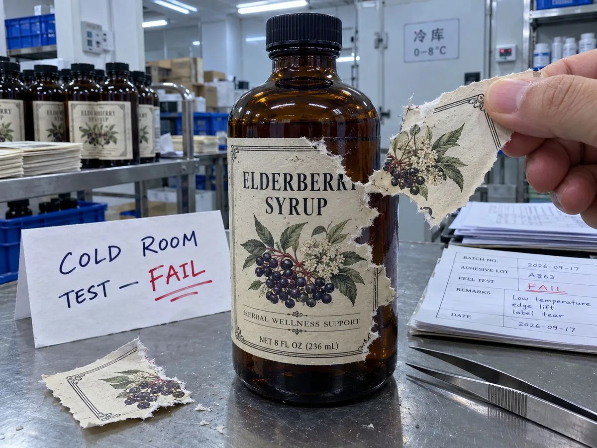removable label tearing prevention