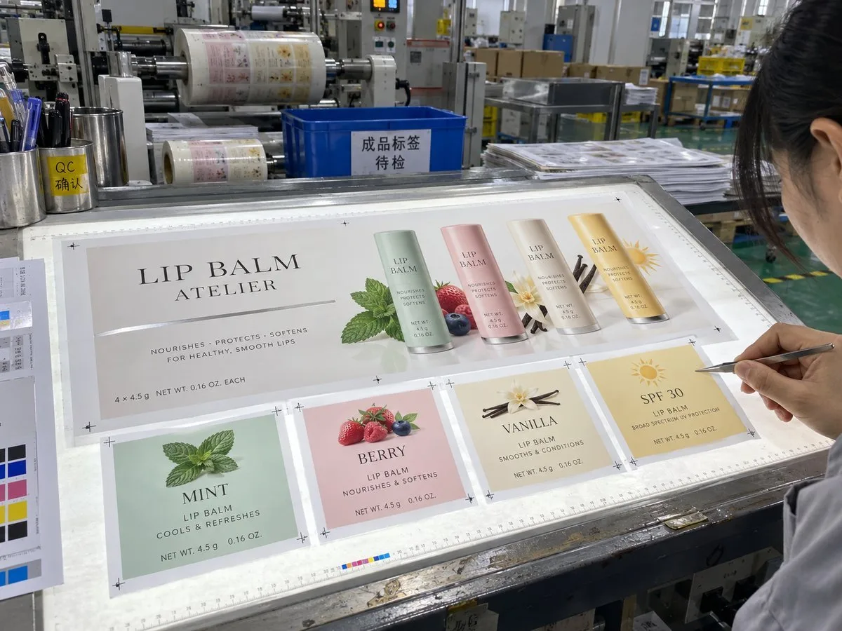 shared brand panel lip balm flavors