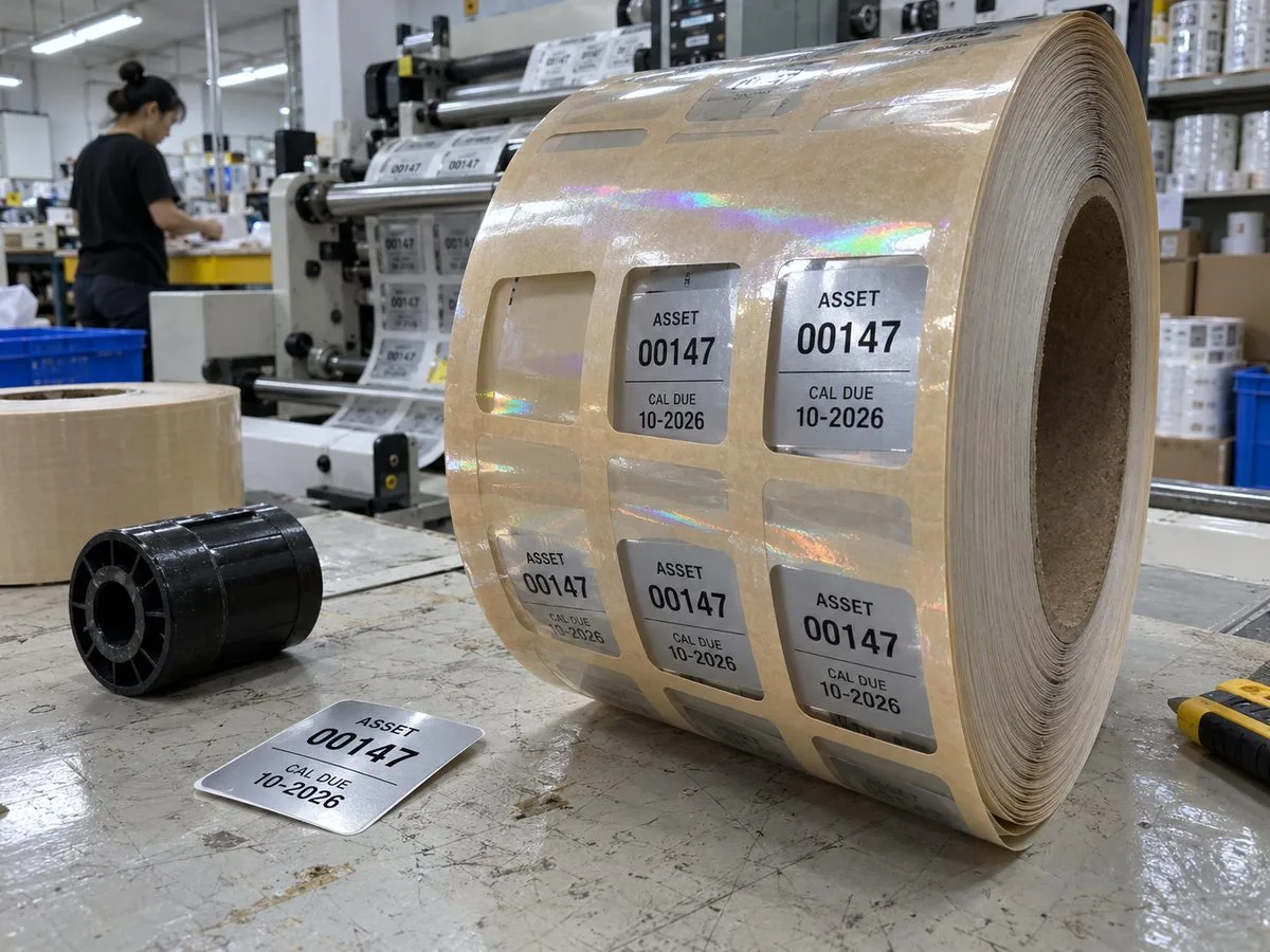silicone liner backing paper label roll macro
